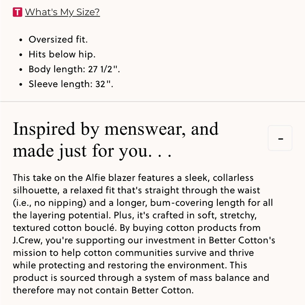 J.Crew Collarless Blazer, Size 6. - Picture 2 of 3